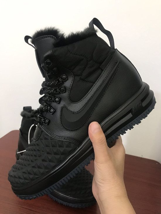 Men's Air Force 1 Black Shoes 051